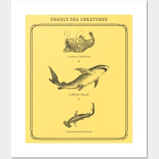 Deadly Sea Creatures Posters and Art